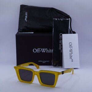 Off-White OERI13U DALTON 1807 Square Sunglasses – Yellow\ Grey